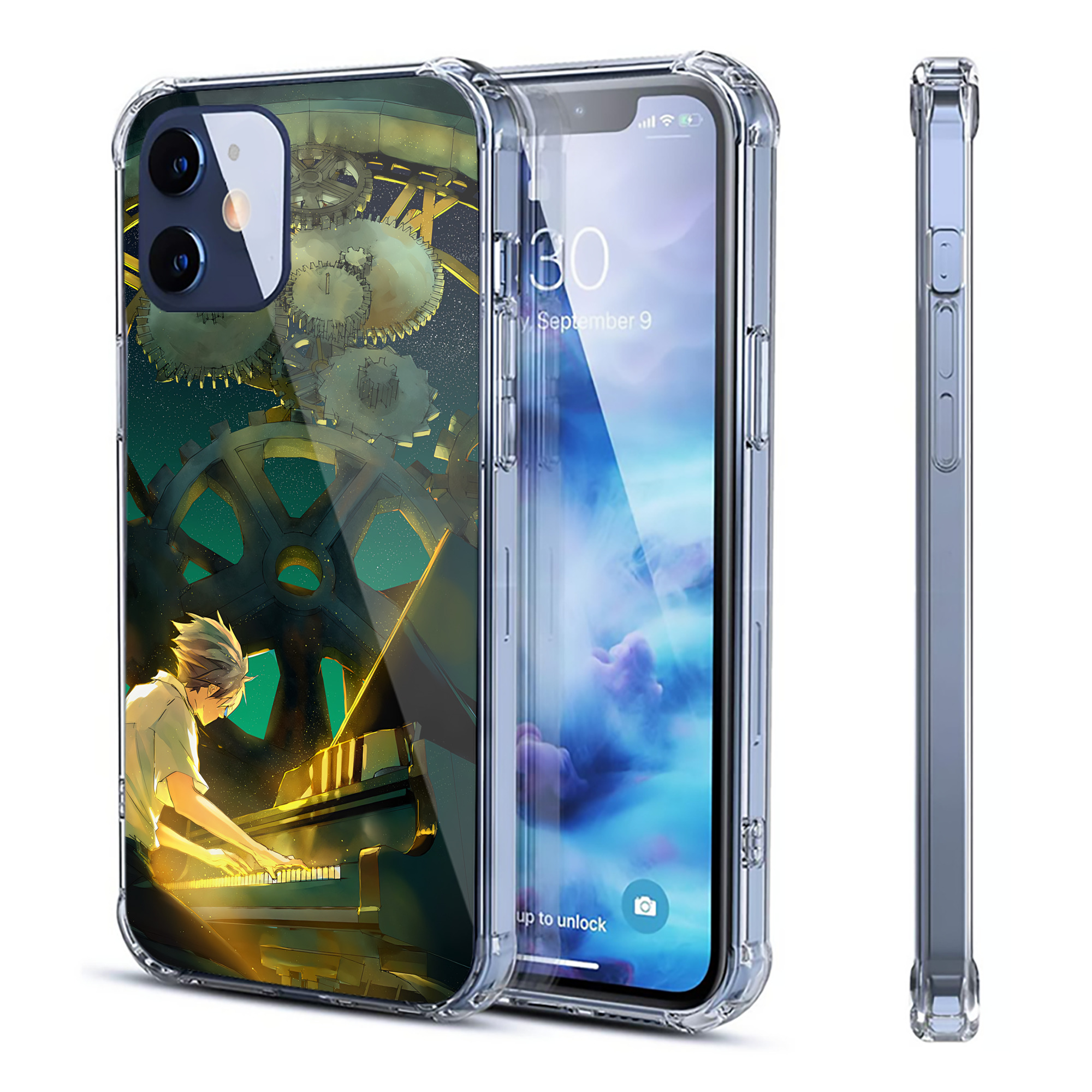 （画像用） EVA 新世紀エヴァンゲリオン 【iPhone 12シリーズ対応】透明スマホケース（クリアソフトケース）